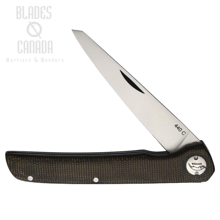 Otter-Messer York Slipjoint Folding Knife, Satin Blade, Micarta Green, 157MIGR (image for) Otter-Messer York Slipjoint Folding Knife, Satin Blade, Micarta Green, 157MIGR